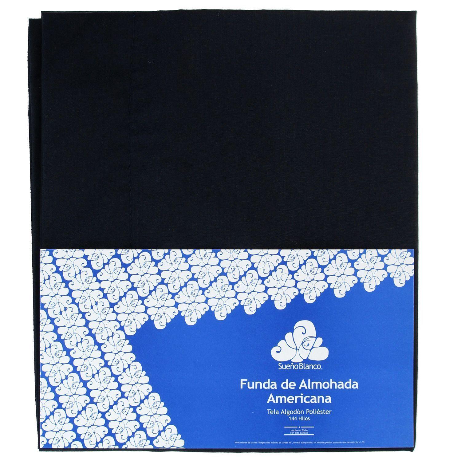 Set De 2 Fundas 50x70 Cm c/u Negra-2
