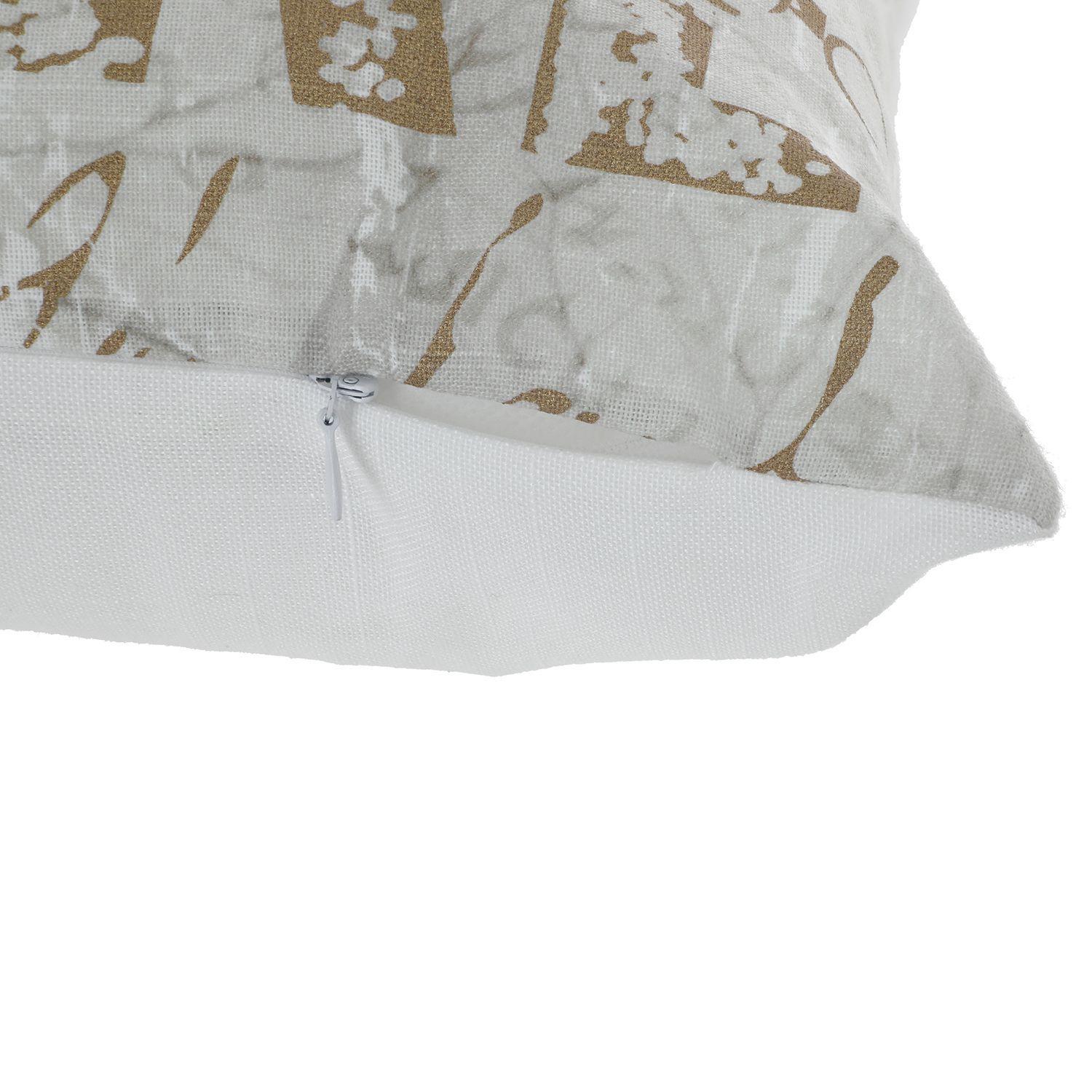 Cojin  Mas Funda Decorativa Acuarelas Dorado Nature II 45X45 cm-2