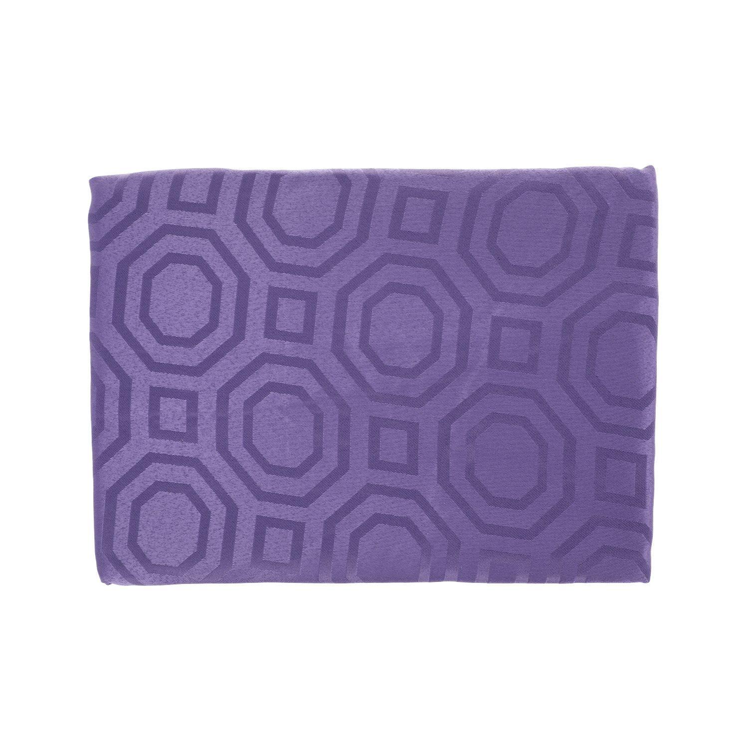 Mantel Rectangular Geometrico Morado 140cm x 240cm-2