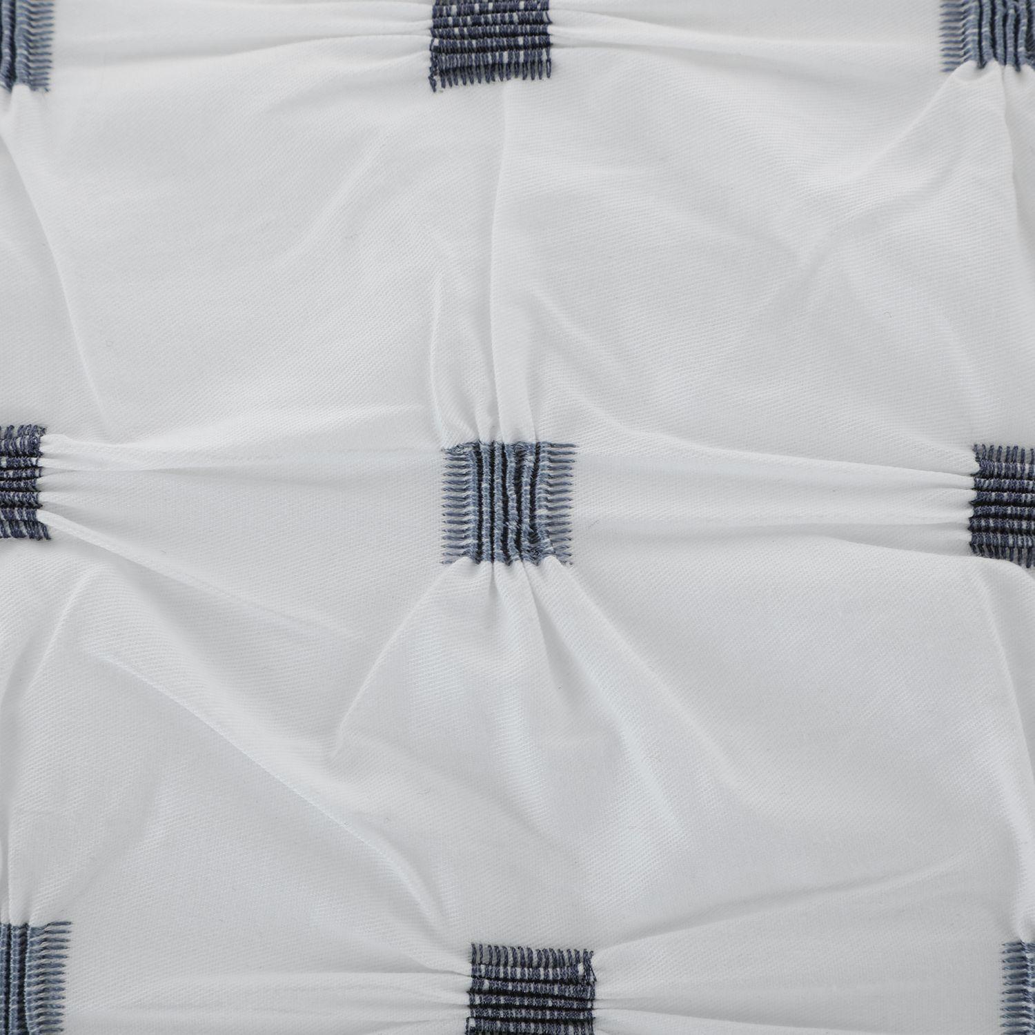 Cojin Mas Funda Decorativa Capitone blanco 45x45 cm-2