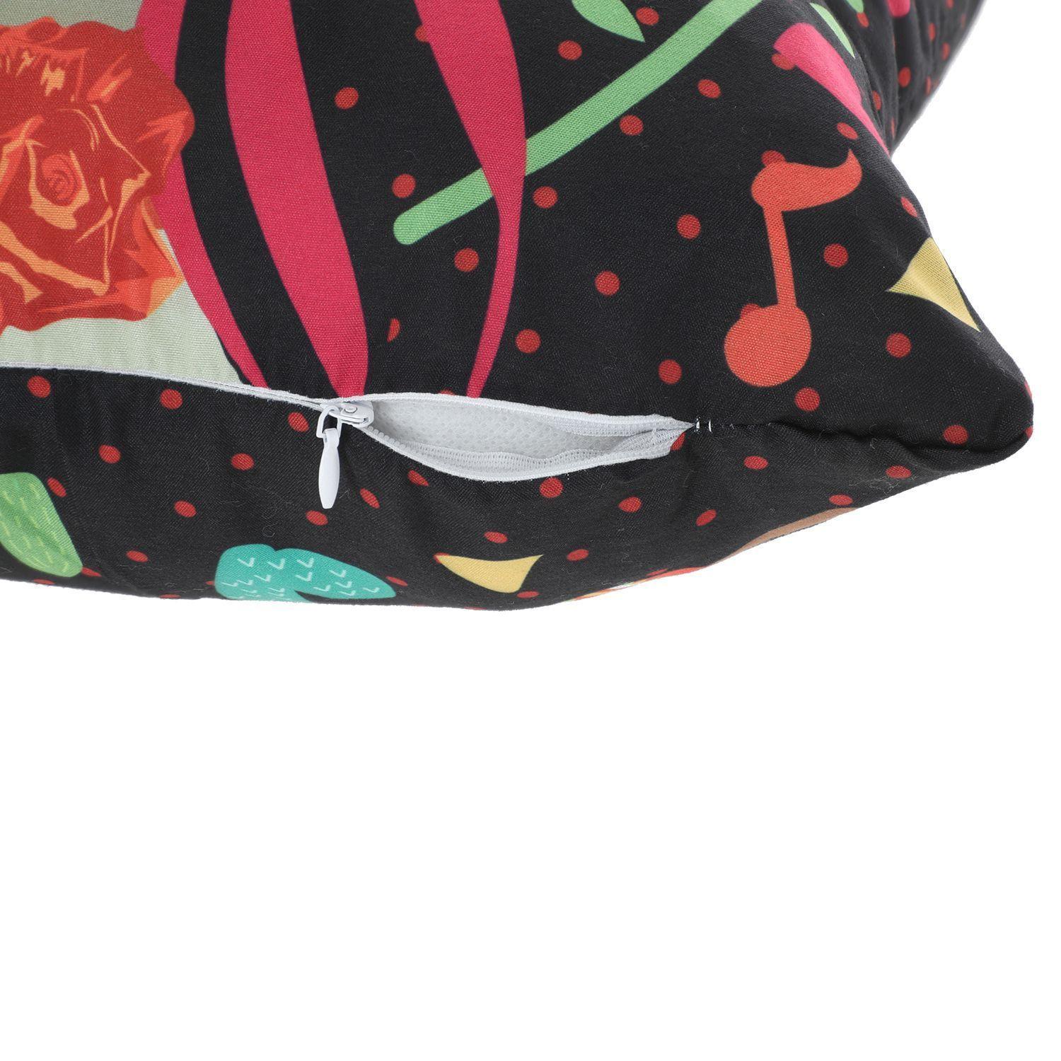 Cojin Mas Funda Decorativa Catrina Florida 45x45 cm-2