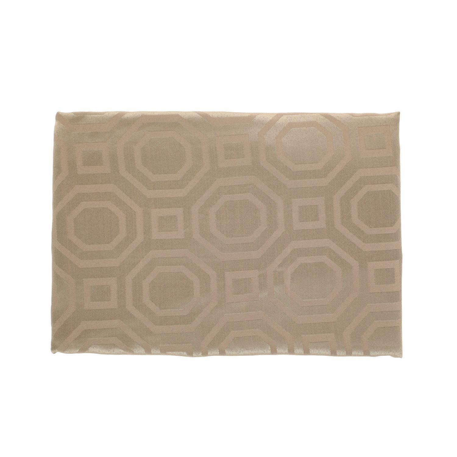 Mantel Cuadrado Geometrico Cafè 150x150 cm-2