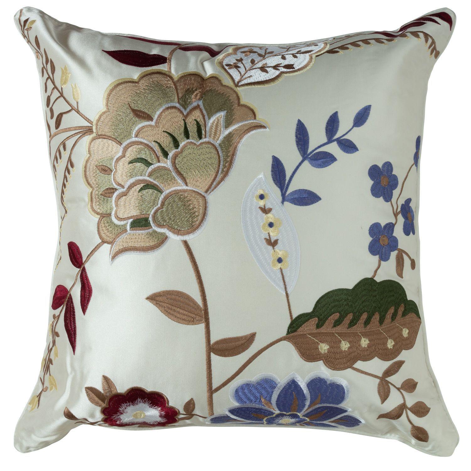 Cojin Mas Funda Decorativa Versalles En Azul Claro 45x45 Cm-0