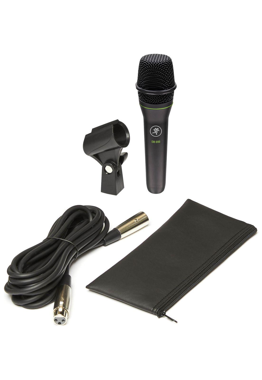 Micrófono dinámico vocal Mackie EM-89D, conexión XLR-1