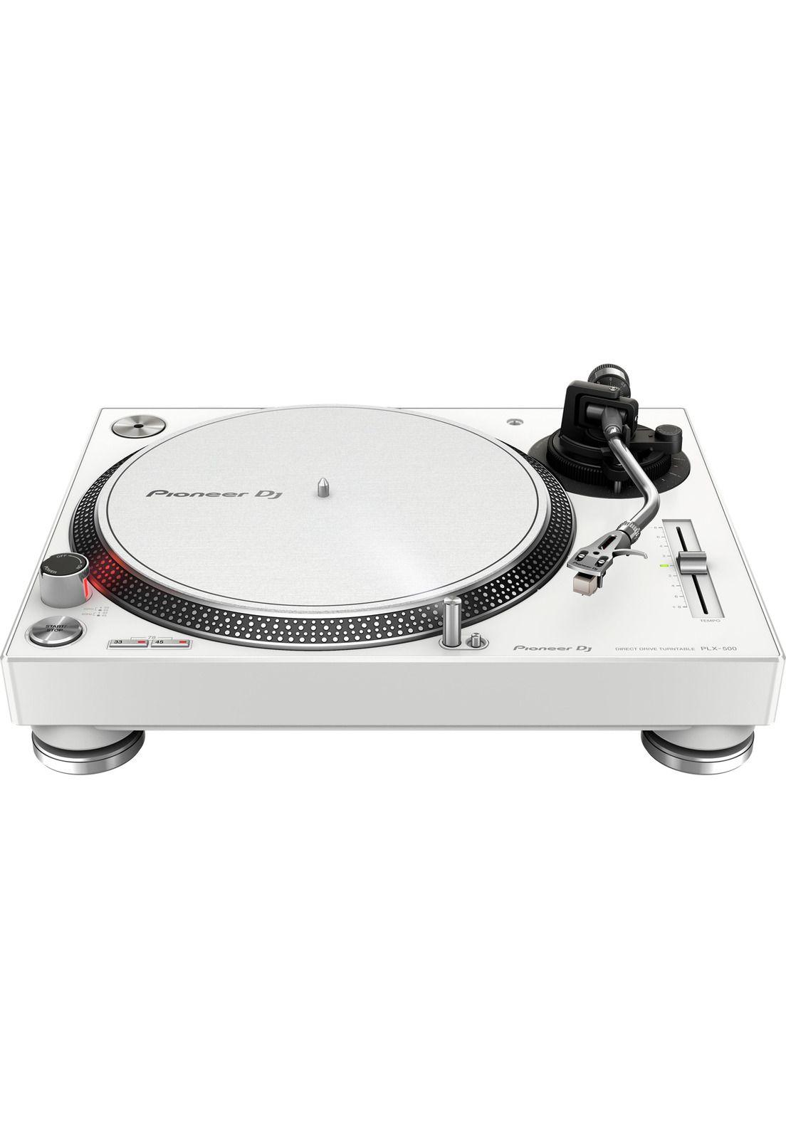 Tornamesa Pioneer DJ PLX-500-W Blanca con Cápsula y Tapa-3