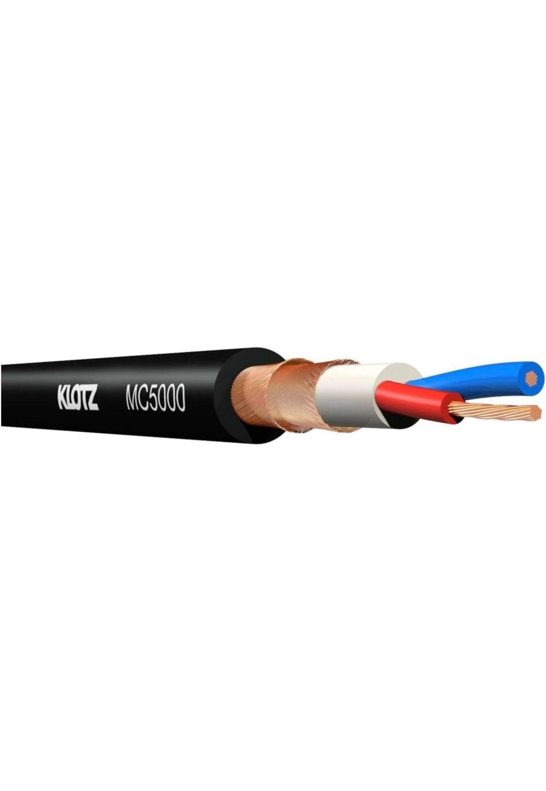 Cable de micrófono Klotz XLR M5FM06 6 mts - color negro-2