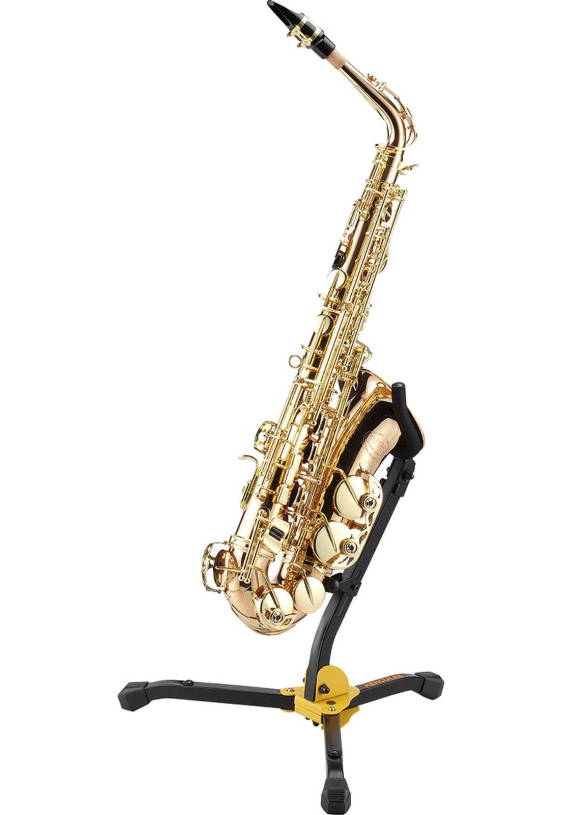 Atril para saxo alto o tenor Hercules DS530BB con funda-2