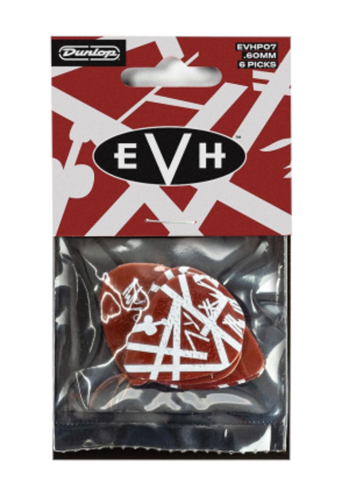 Pack de 6 uñetas Van Halen Dunlop EVHP07 SHARK .60mm Nylon-2