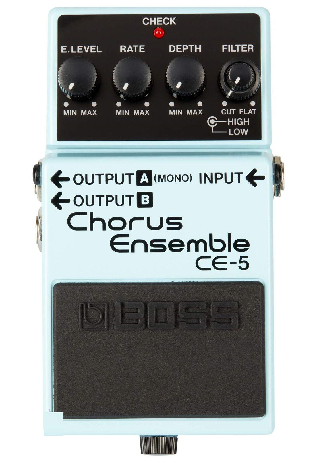 Pedal de efecto Boss CE-5 Chorus Ensemble-0