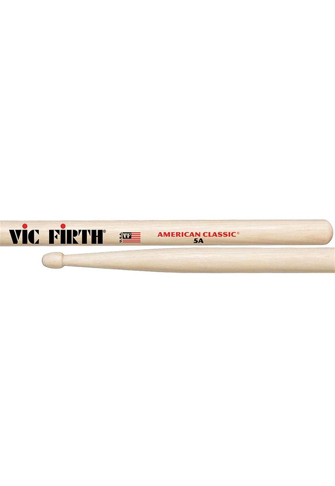 Baqueta Vic Firth 5a Punta De Madera-2