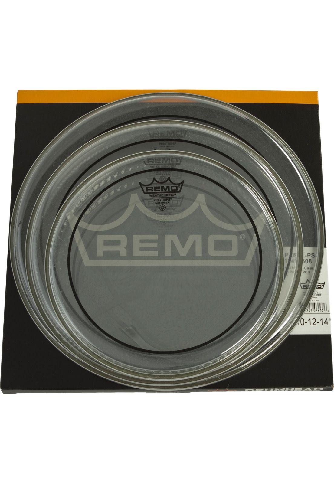 Propack Parches Remo Clear Pinstripe PP0922PS 10 12 y 14-2