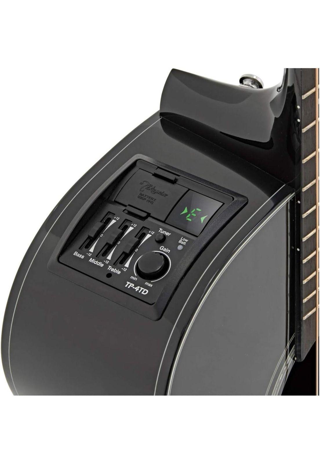 Guitarra electroacústica Takamine GN30CE con cutaway negra-4