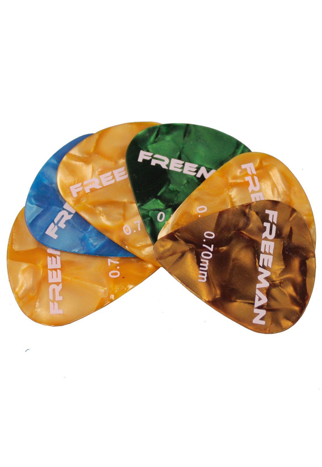 Pack de uñetas Freeman 6 unidades Medium MED MTC-2