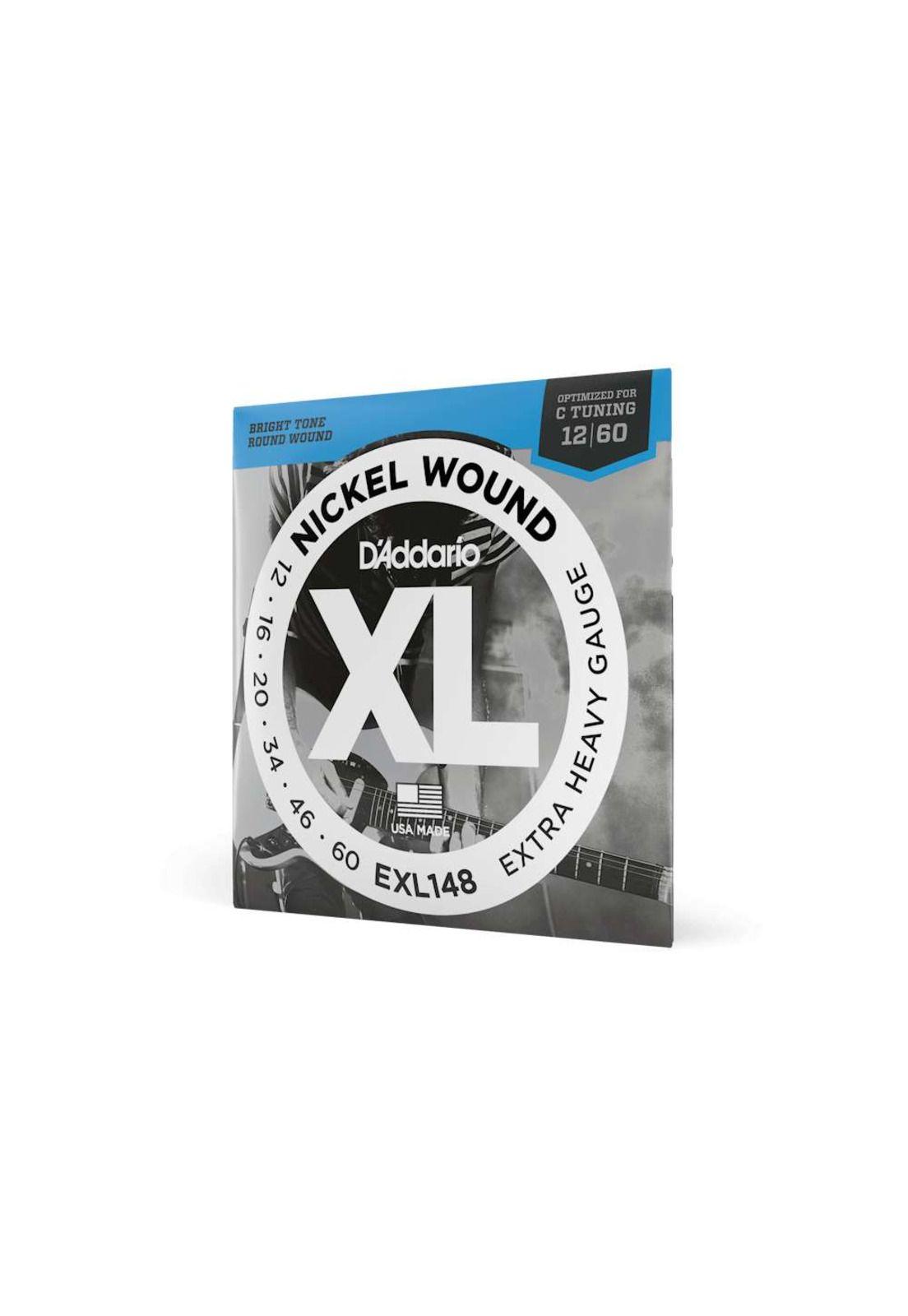 Cuerdas para guitarra eléctrica Daddario 12-60 EXL148-3