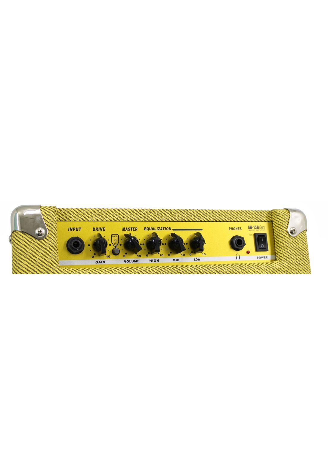 Amplificador de Guitarra Eléctrica Freeman 15w AW15G Tweed-4