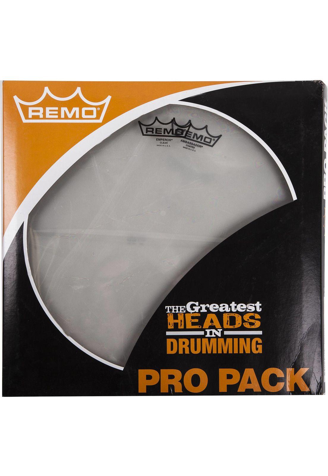 Set de parches Remo PP0240BE 10 12 14 y 14 pulgadas-2