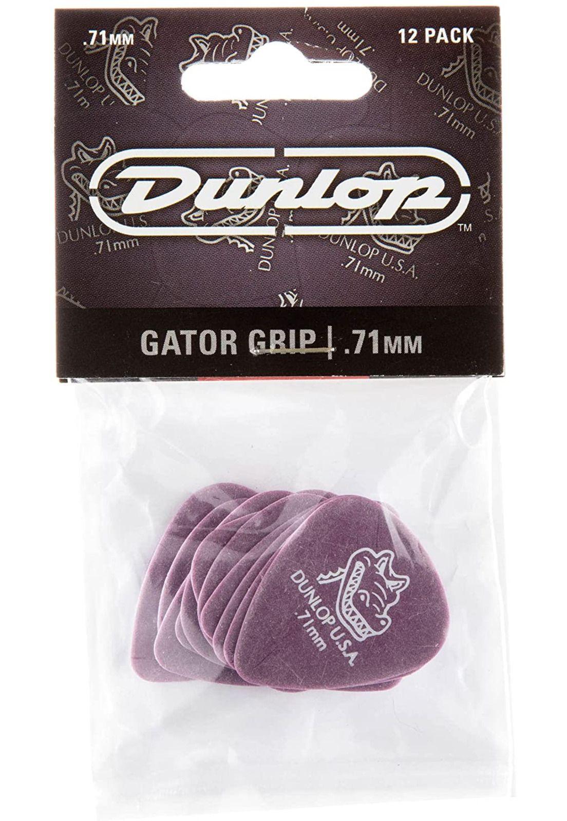 Pack de 12 uñetas Dunlop 417P.71 Gator-2