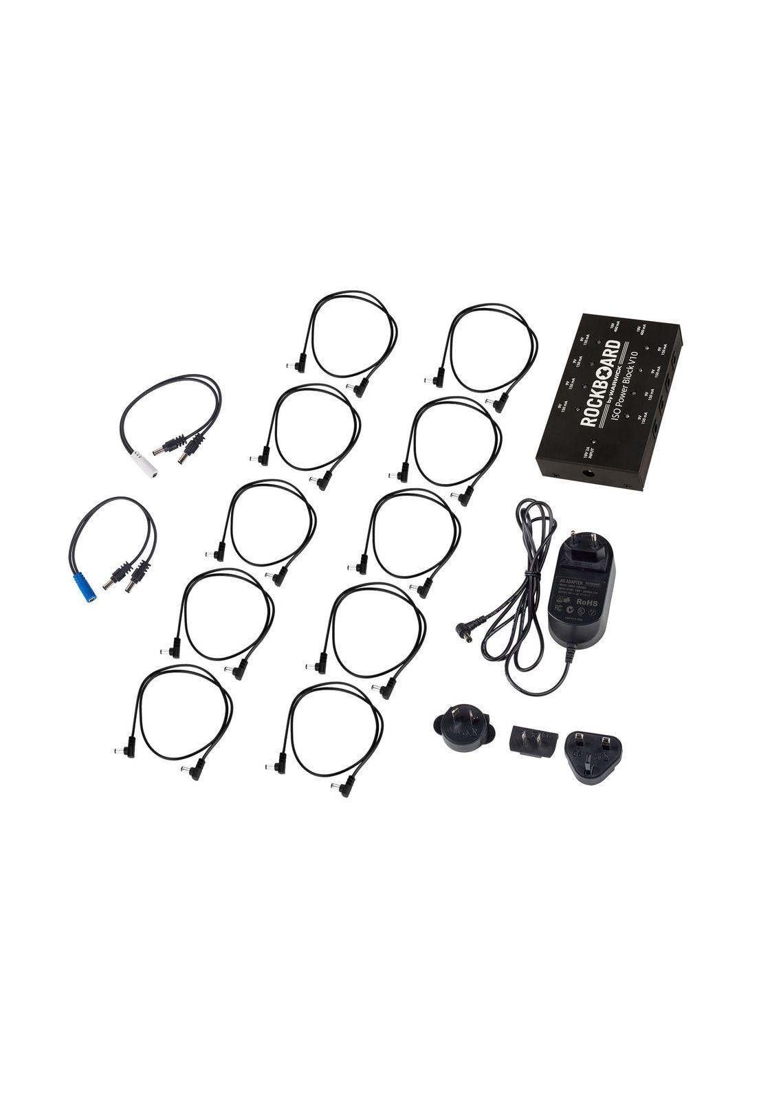 Fuente alimentación pedales RockBoard ISO power Block V10-3