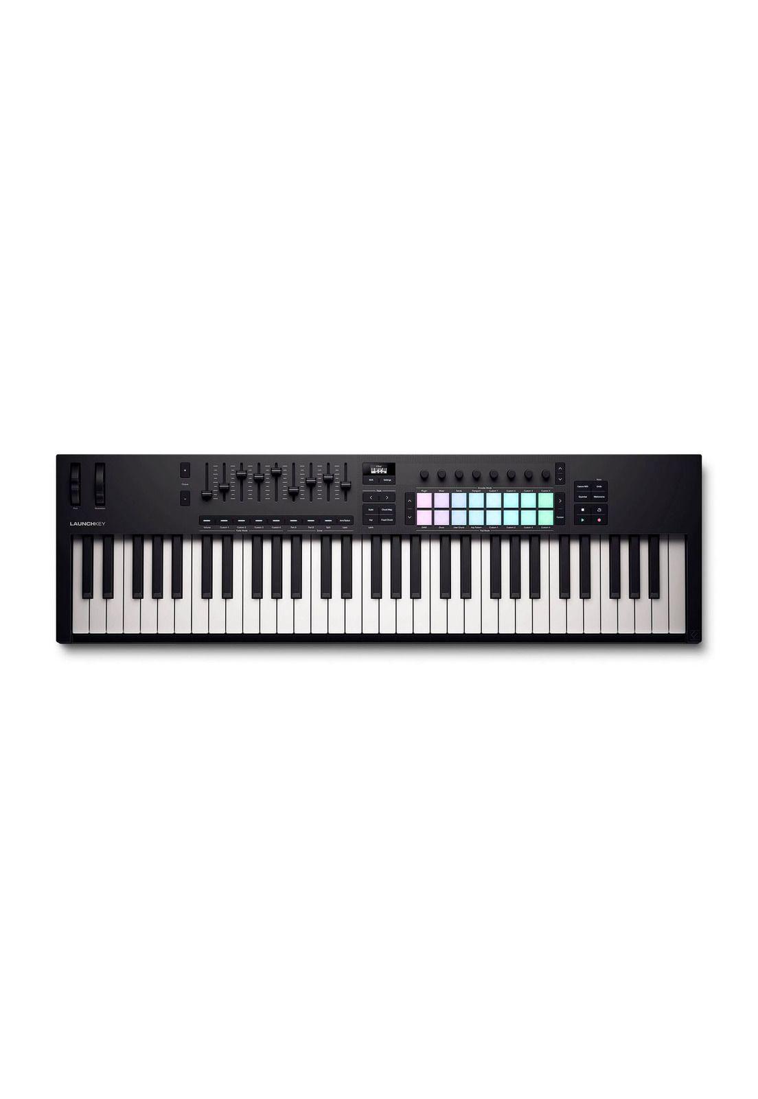 Controlador midi Novation Launchkey 61 MK4 61 Teclas 16 Pads-0