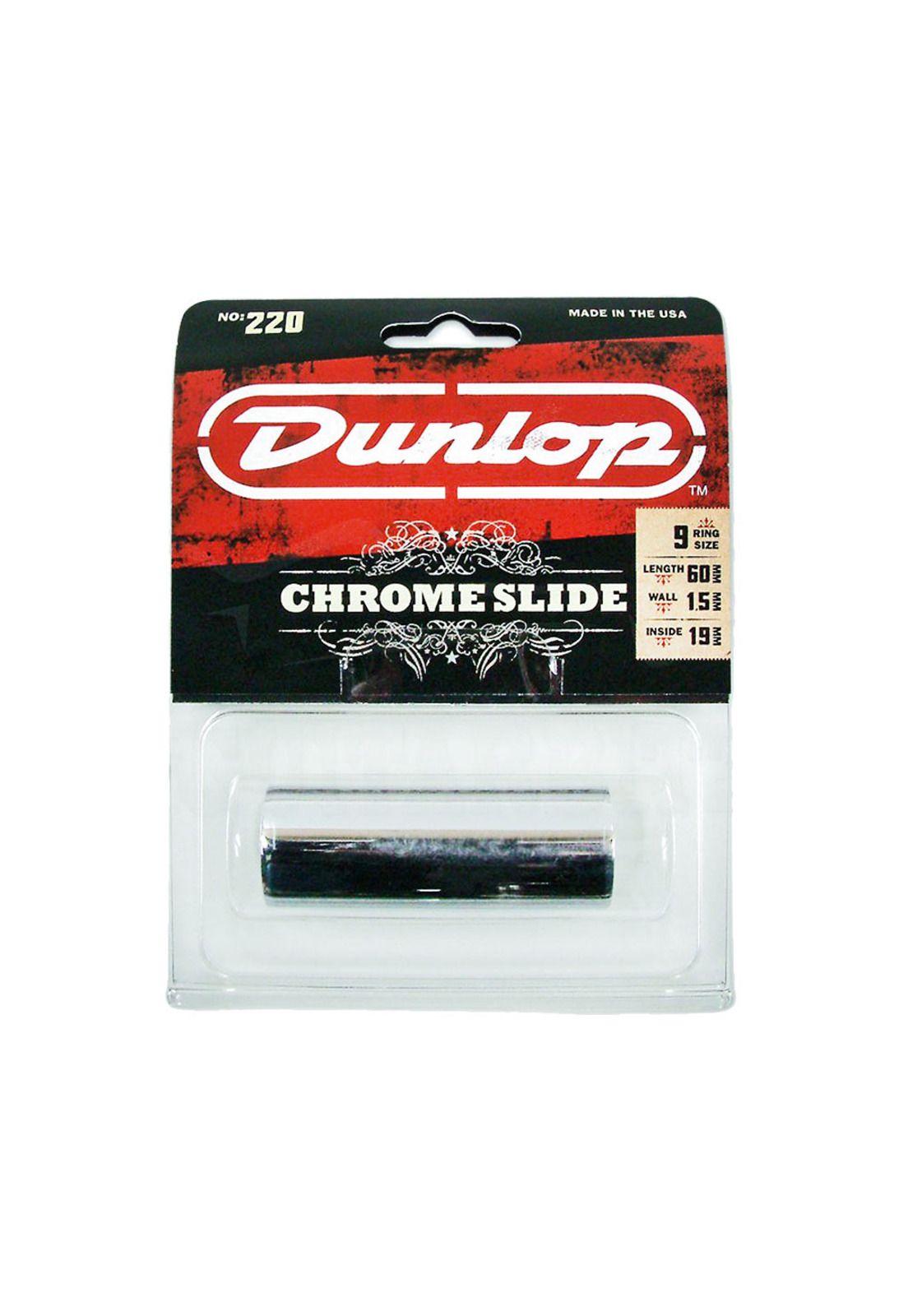 Slide mediano Dunlop 220 cromado-2