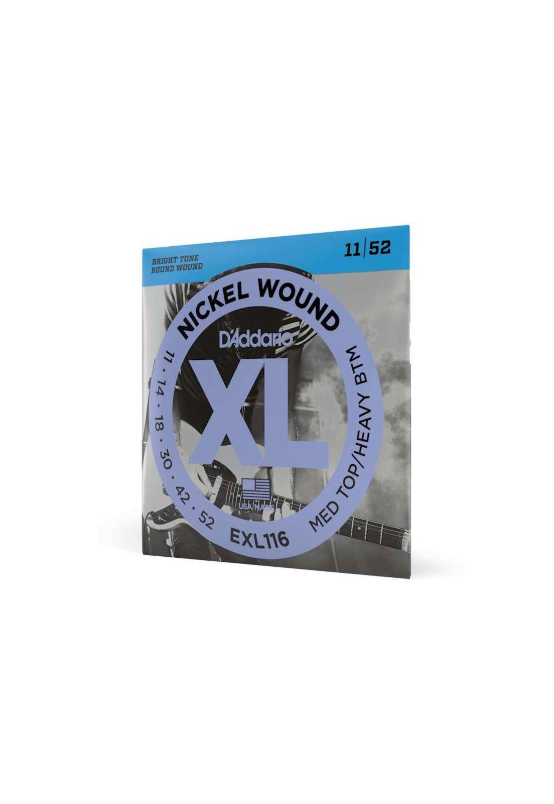 Cuerdas para guitarra eléctrica Daddario 11-52 EXL116-3