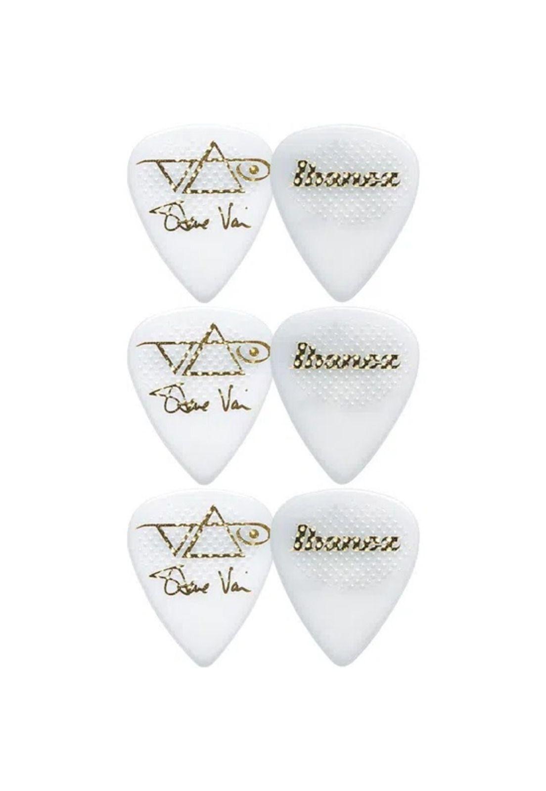 Pack de 6 uñetas Ibanez B1000SV RWH Steve Vai blanco-0