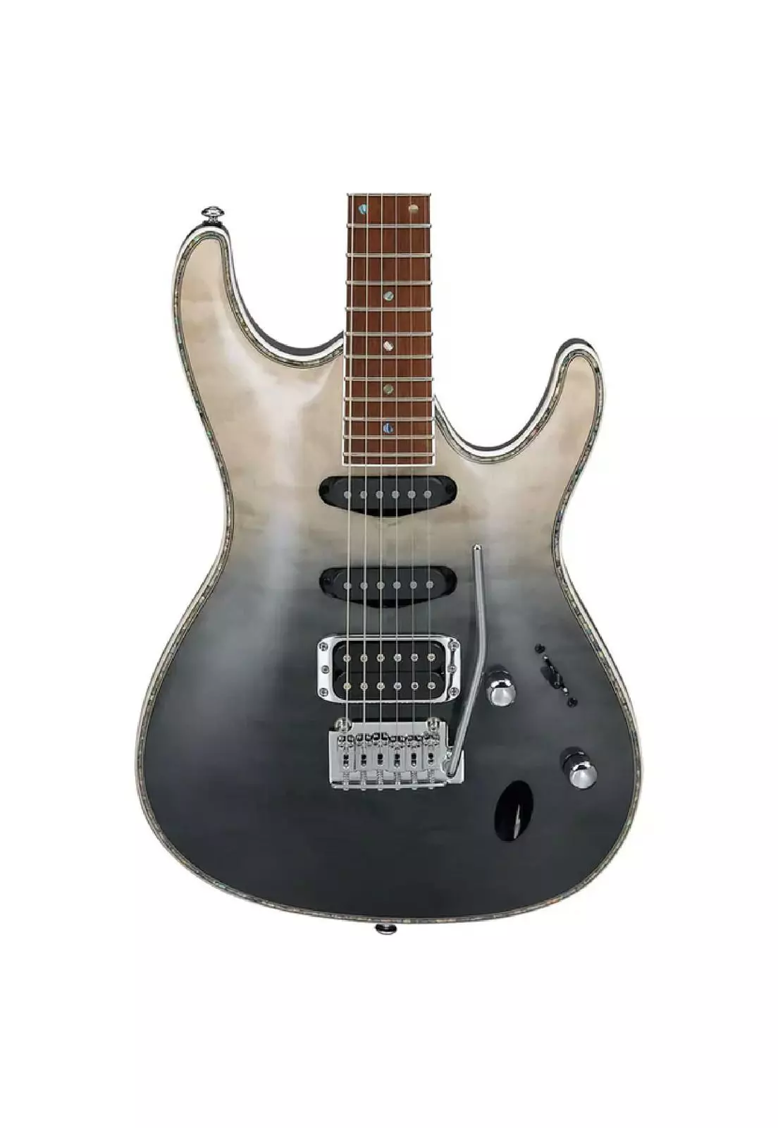 Guitarra eléctrica Ibanez SA360NQM - Black Mirage Gradation-2