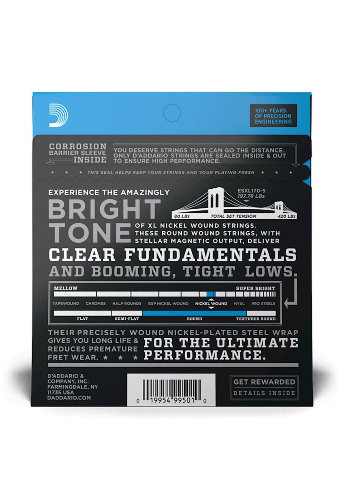 Cuerdas para bajo Daddario EXL170 (TP)-2