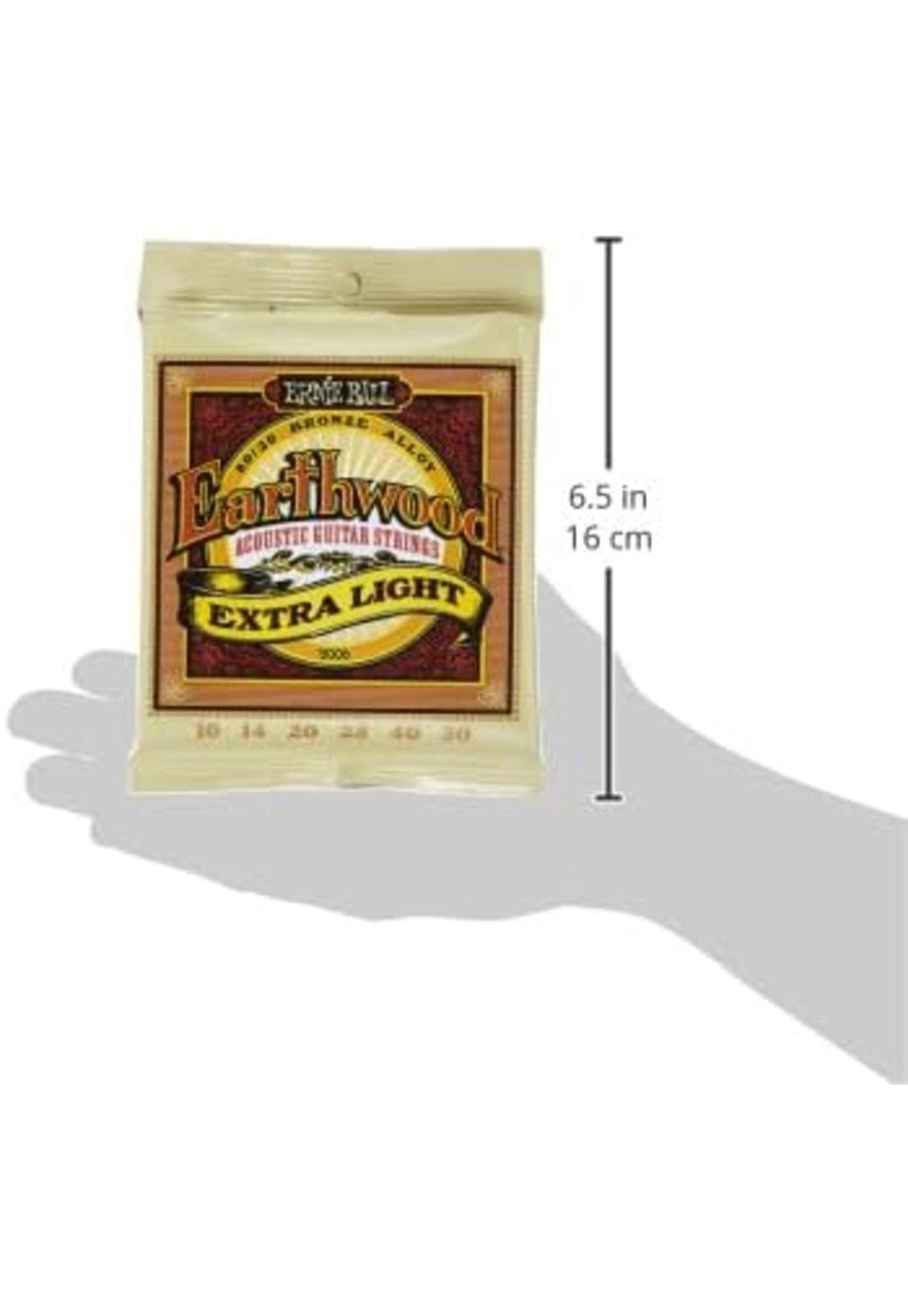 Set de Cuerdas guitarra folk Ernie Ball 2006 EXTRA LIGHT-2