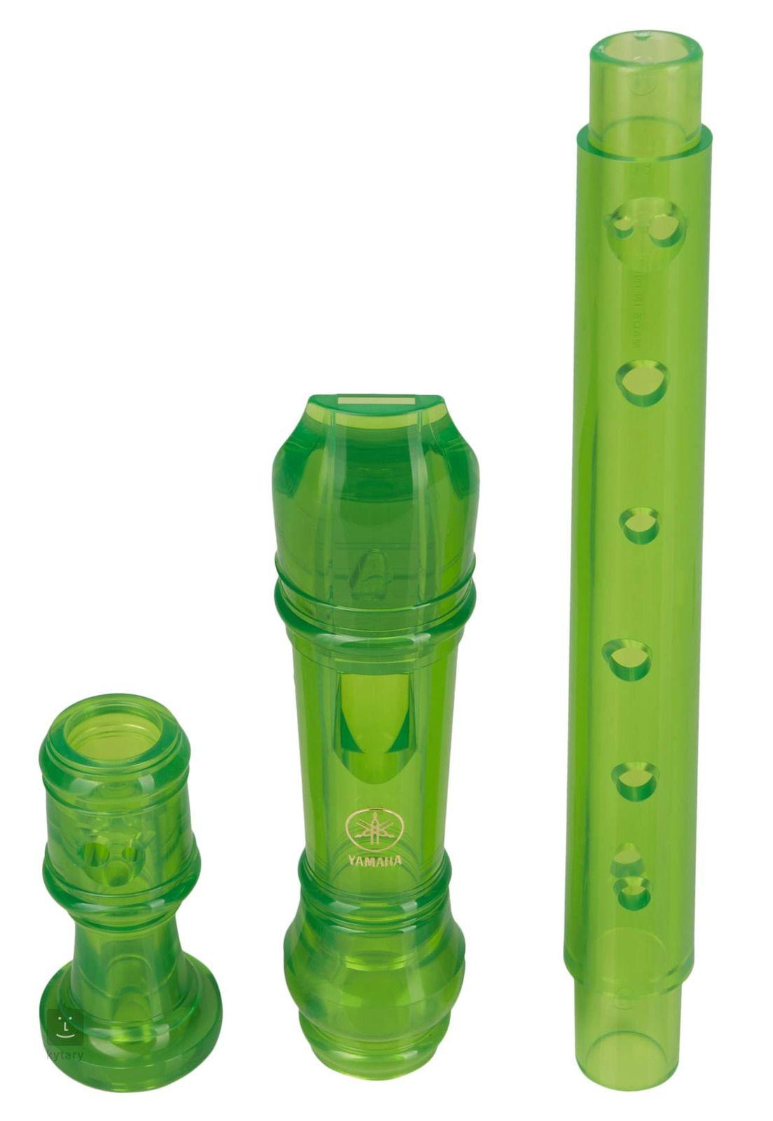 Flauta dulce soprano Yamaha digitación germana Verde-2