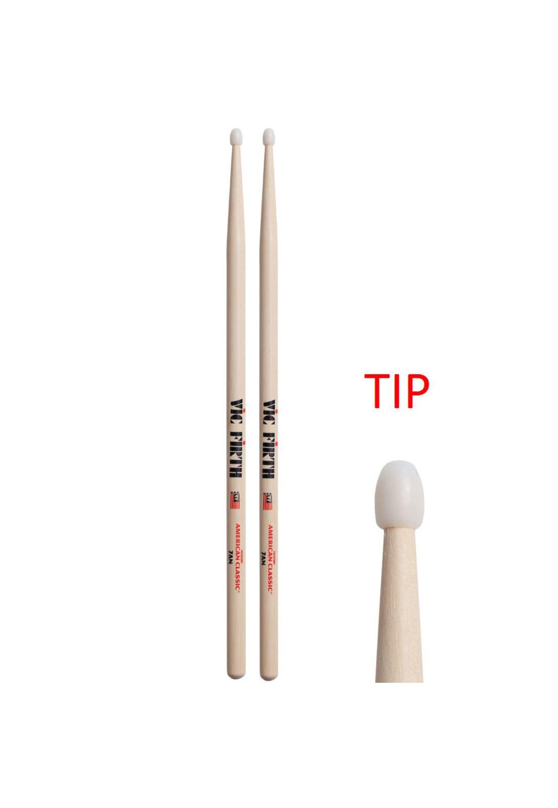 Baquetas Vic Firth 7AN 7A punta de nylon-4