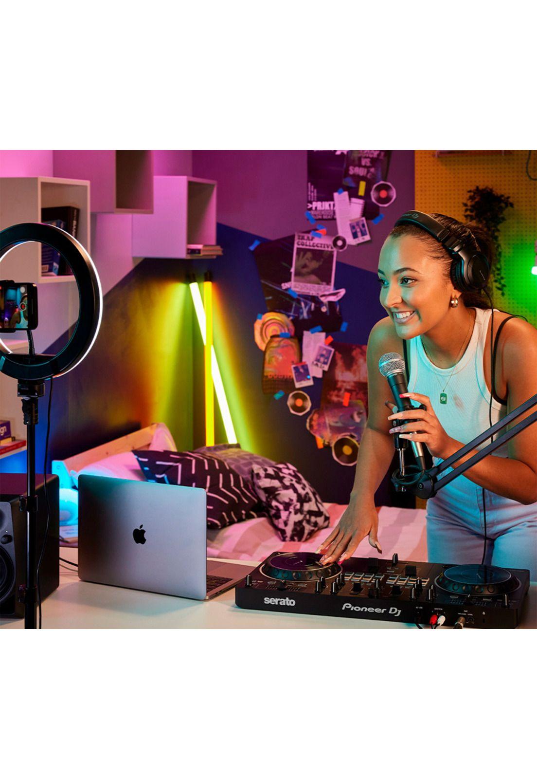 Controlador DJ Pioneer DJ DDJ-REV1 - Black - Serato-7
