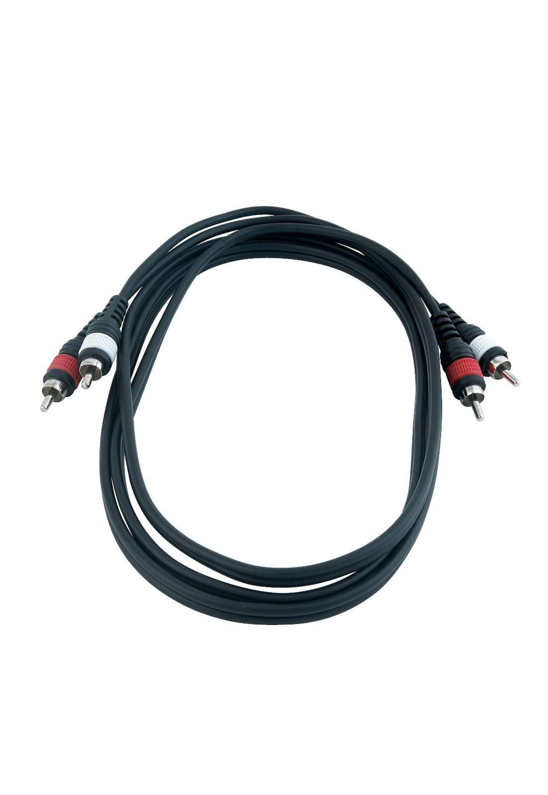 Cable de patch Rockbag RCL20944D4 3 metros RCA x2 - RCA x2-2