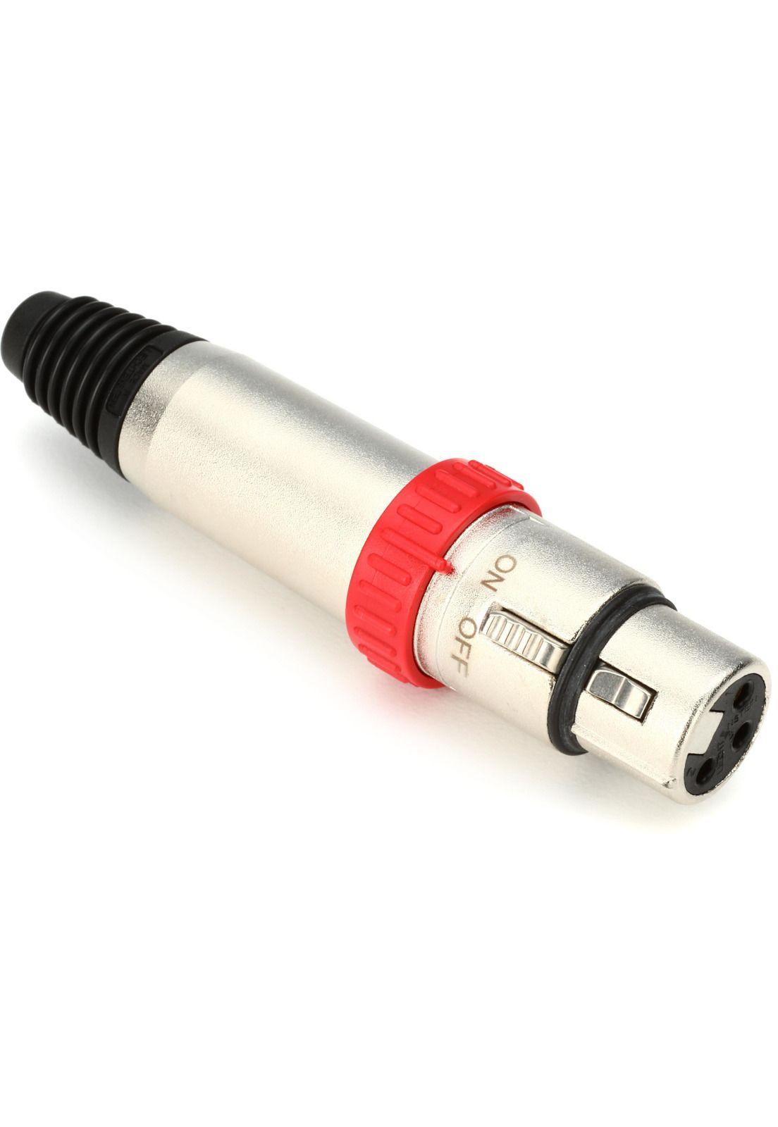 Conector hembra de 3 polos XLR c/switch Neutrik NC3FXS-0