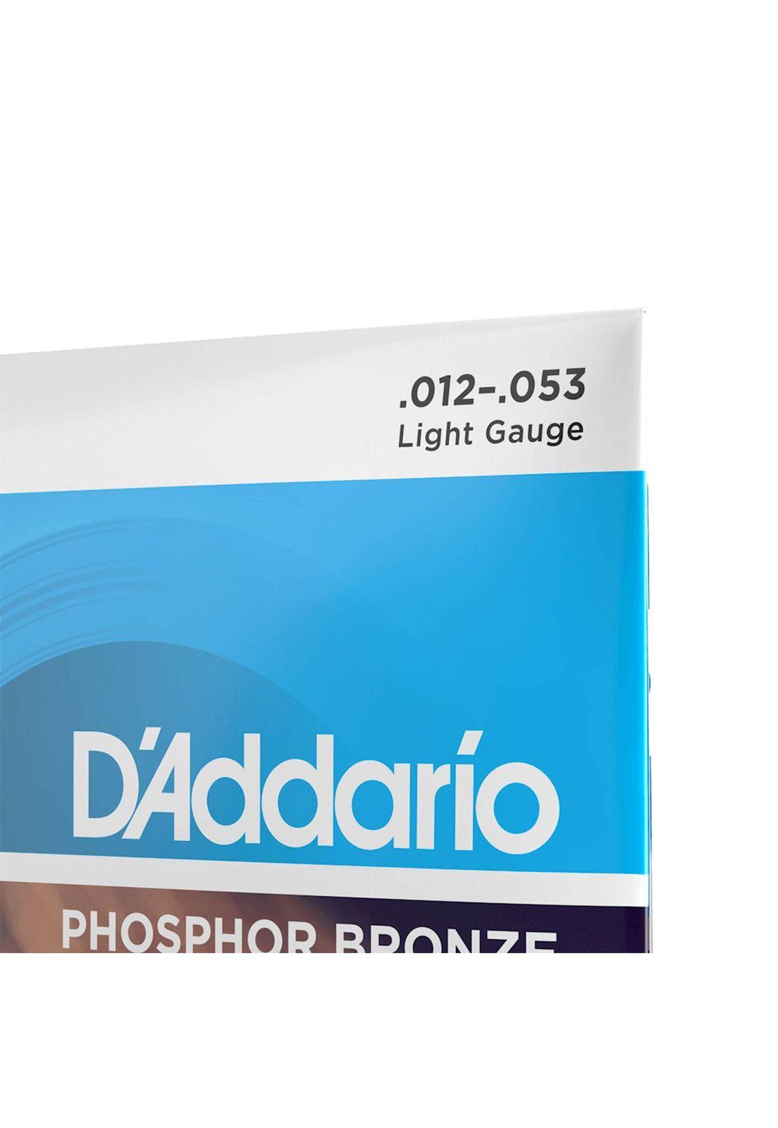 Set de cuerdas de Phosphor Bronze D'addario EJ16 Light-3