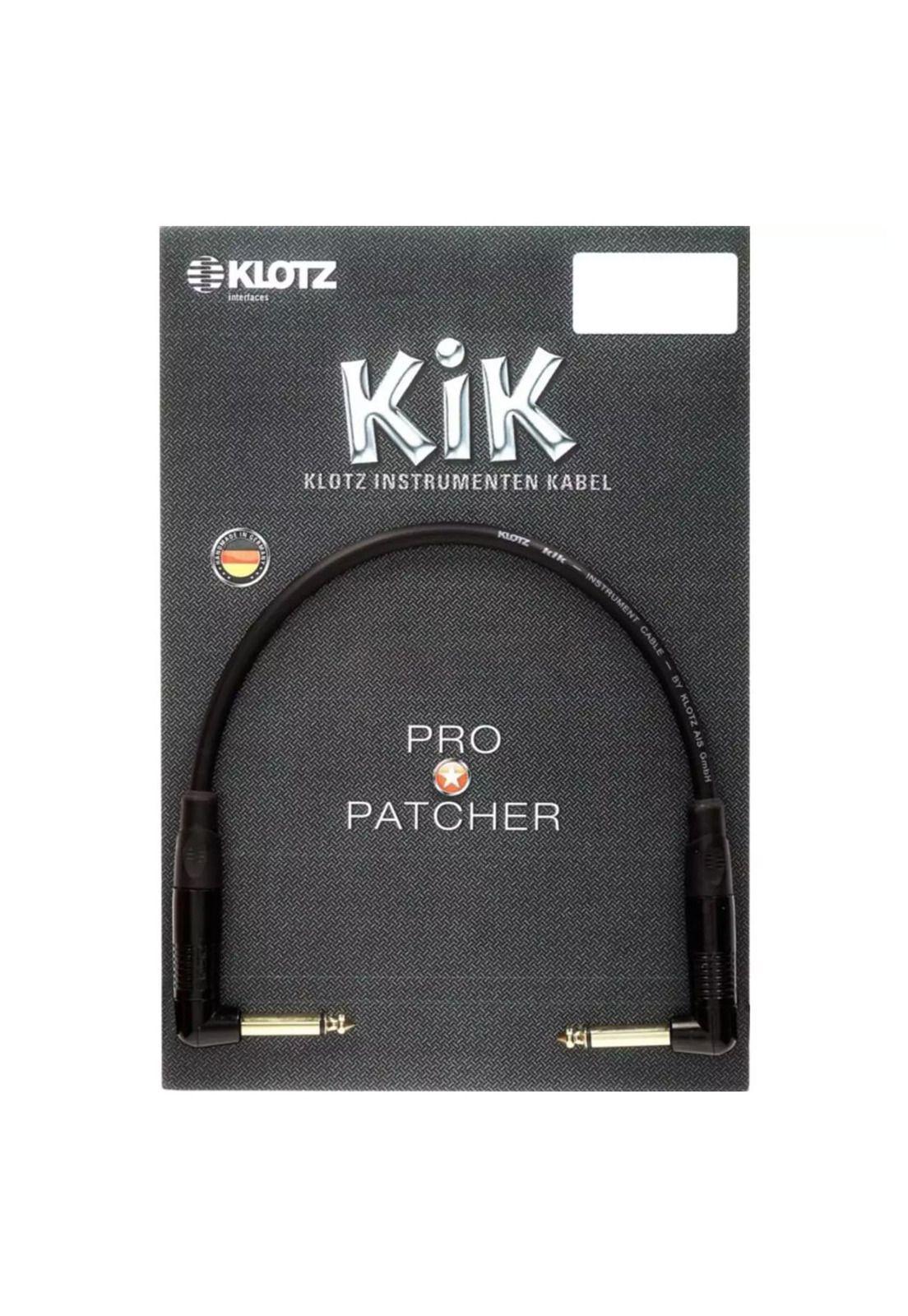 Cable Patch con conectores angulados Klotz KIKPK020RR 20cm-1