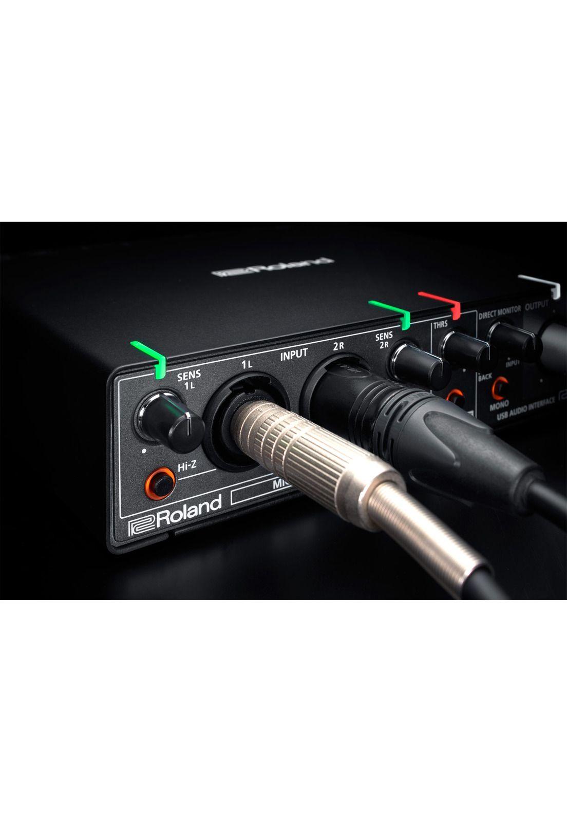 Interfaz de audio Roland RUBIX24 USB iPad Mac PC Midi 2x4-2