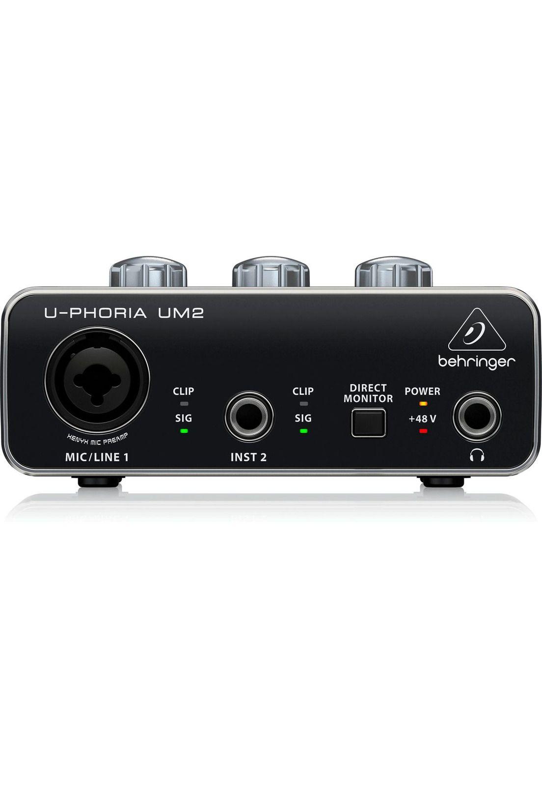 Interfaz de Audio Behringer U-Phoria UM2 USB 2X2 48KHZ 16BIT-5