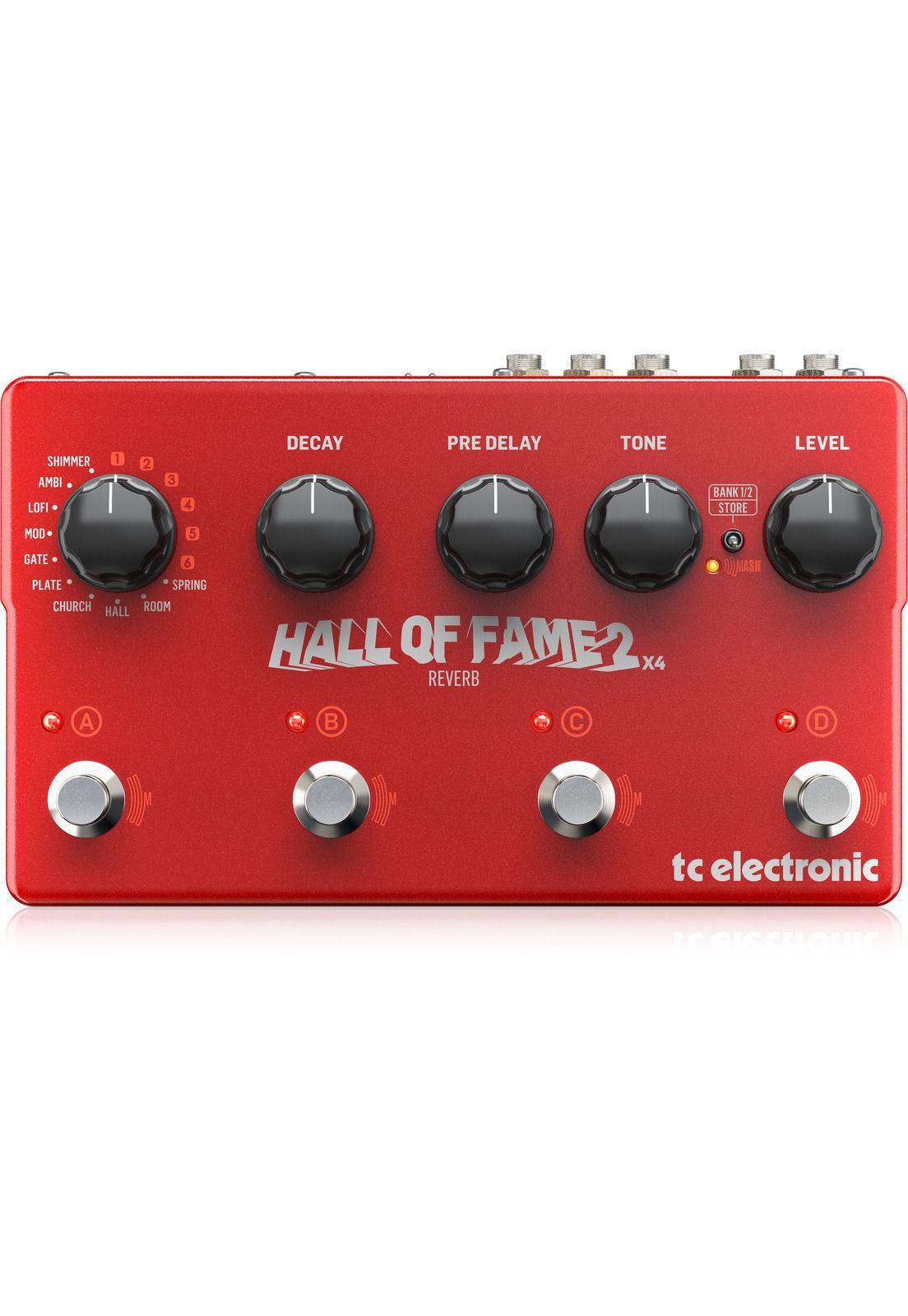 PEDAL REVERB TC ELECTRONIC HALL OF FAME 2 X4 REVERB 4 X MASH-2