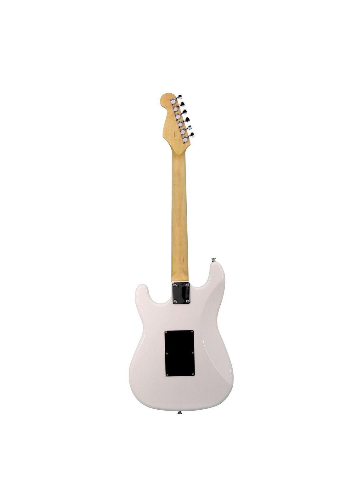 Pack de guitarra eléctrica Freeman Rockstarter Blanca Strato-4
