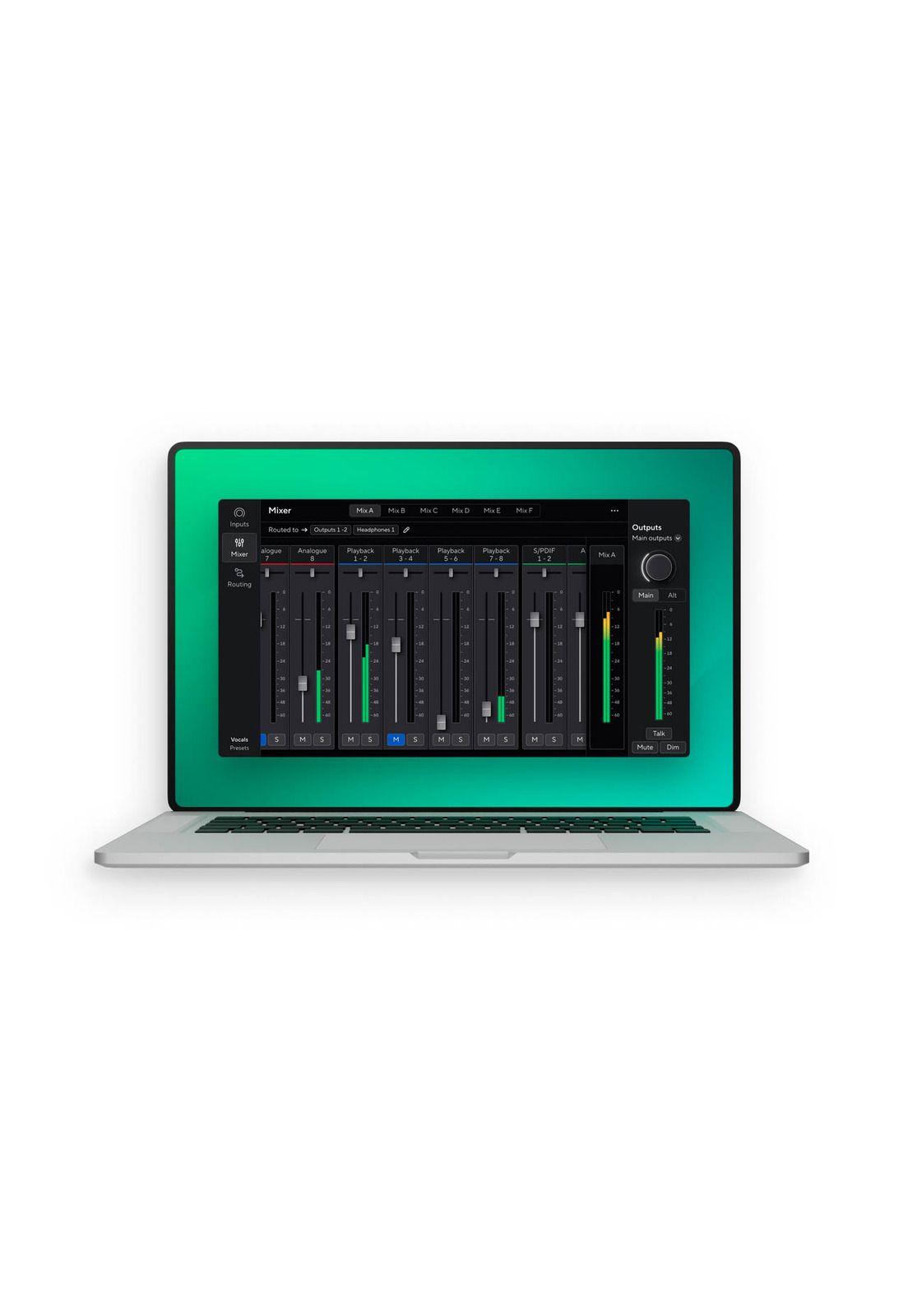 Interfaz de audio Focusrite Scarlett 18I20 4rta Gen-8