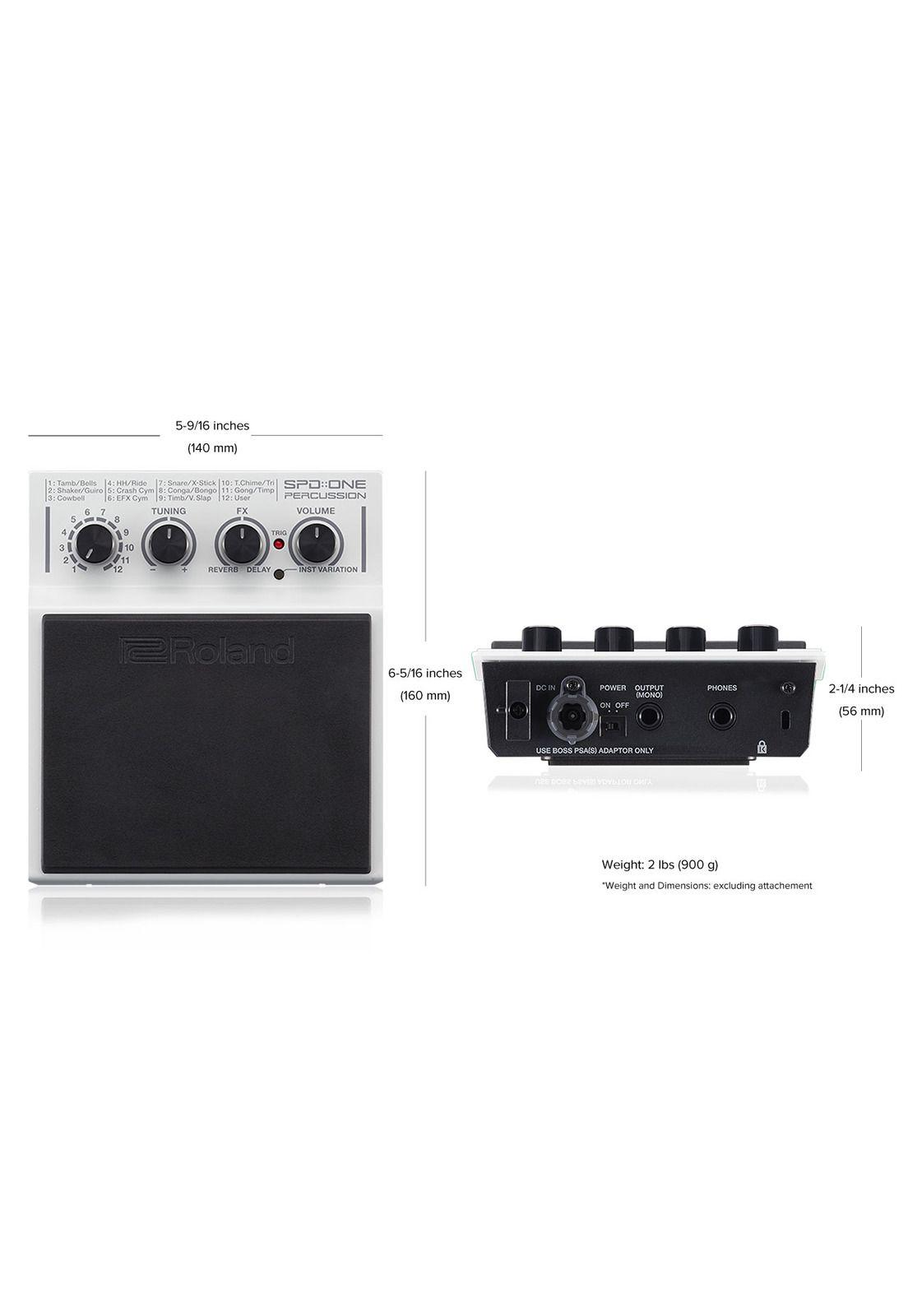 Pad de percusión electrónica Roland SPD - ONE PERCUSSION-6