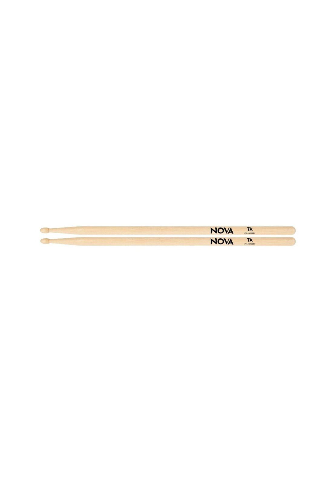 Baquetas Vic Firth Nova N7A 7A punta de madera-3