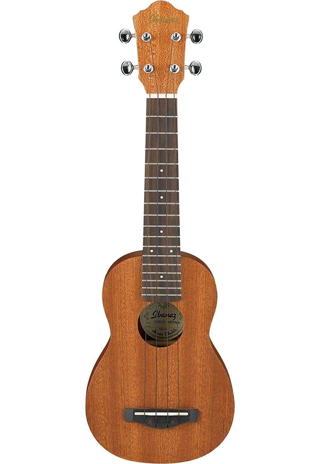 Ukelele Acústico Soprano Ibanez UKS10 con Funda-0