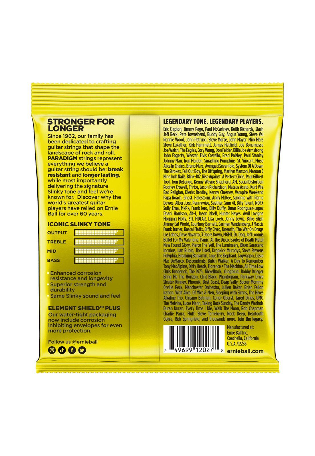 Cuerdas guitarra Ernie Ball 2027 PARADIGM BEEFY SLINKY 11/54-1