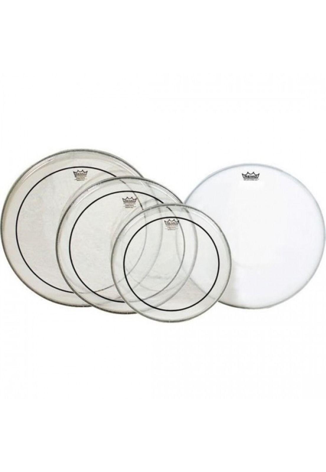 Pack de 4 parches Remo PP0110PS 10 12 14 y 14 pulgadas-0