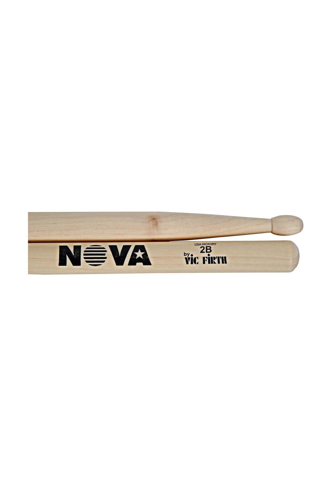 Baquetas Vic Firth Nova N2B Punta de Madera-2
