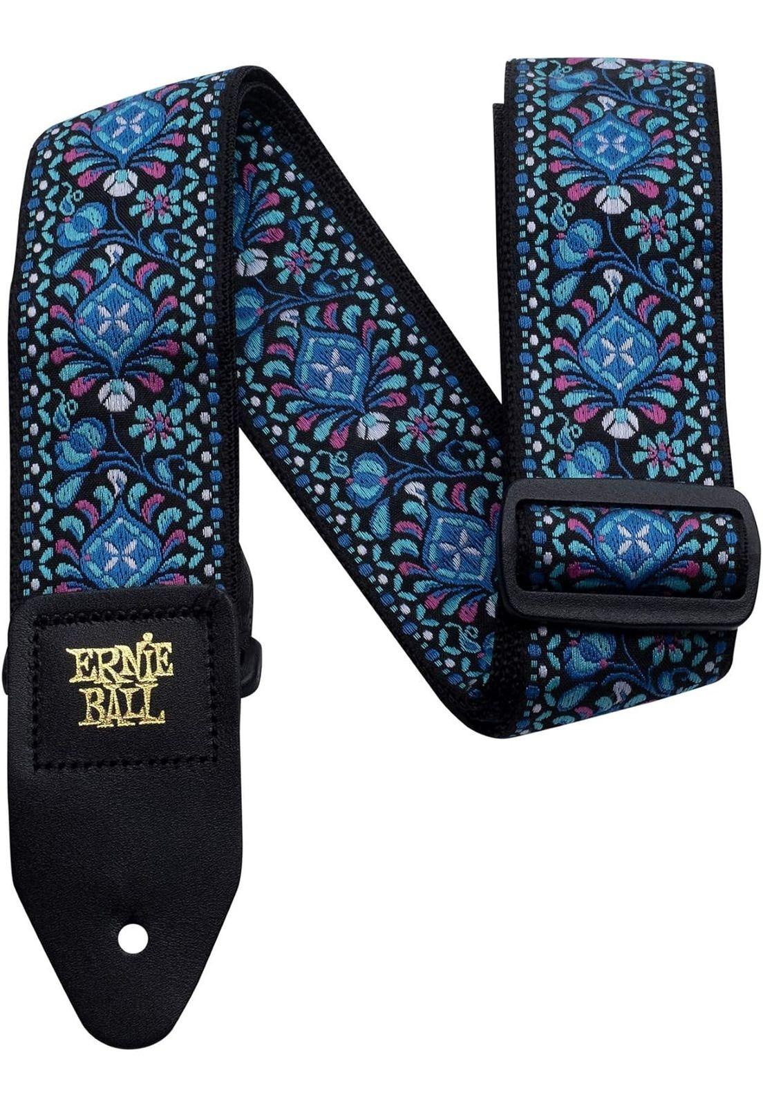 Correa para guitarra Ernie Ball P04097 Indigo Orchid Jacquard-2