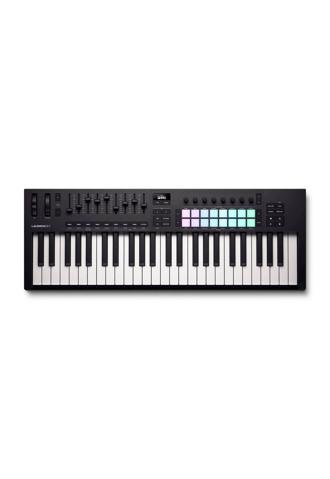 Controlador midi Novation Launchkey 49 MK4 49 Teclas 16 Pads-0