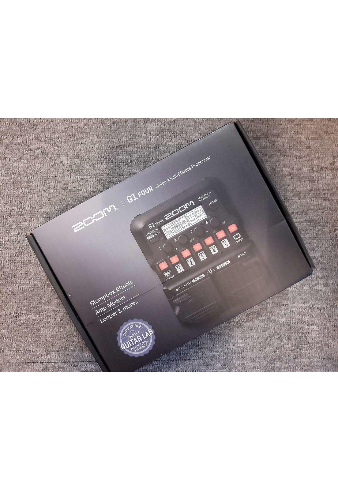 PEDALERA MULTIEFECTO DE GUITARRA ZOOM G1 FOUR-2